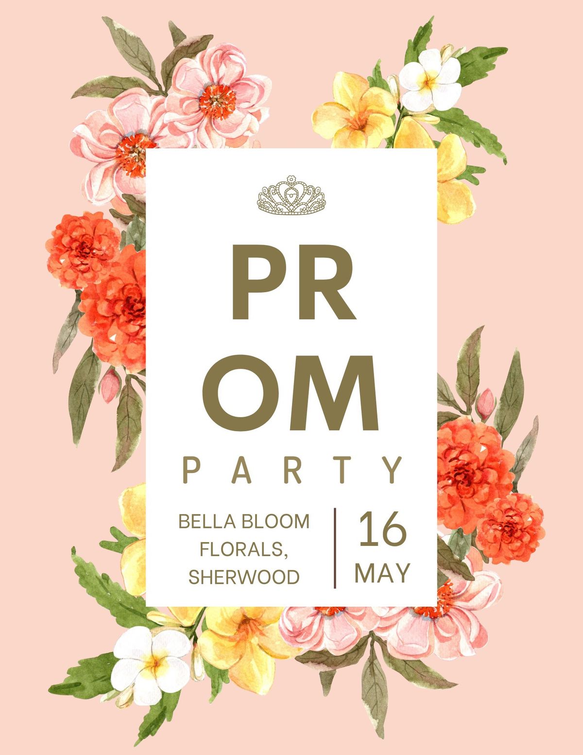 PROM party | DIY Prom Flowers