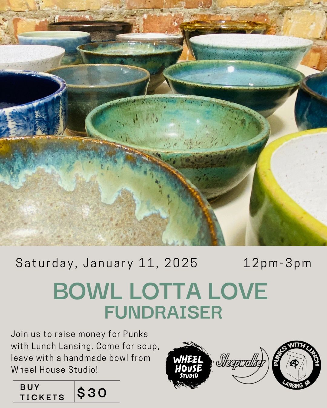 Bowl Lotta Love - A Punks with Lunch Fundraiser