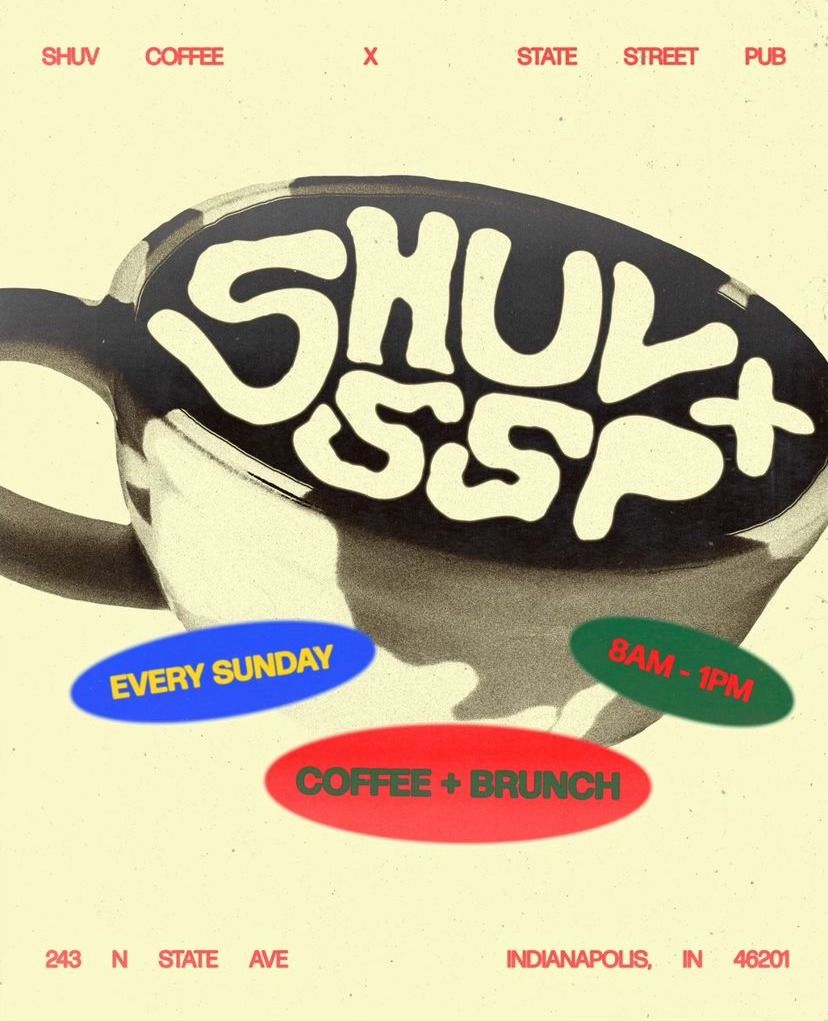 COFFEE & BRUNCH with SHUV COFFEE & friends - 9am-2pm - EVERY SUNDAY MORNING