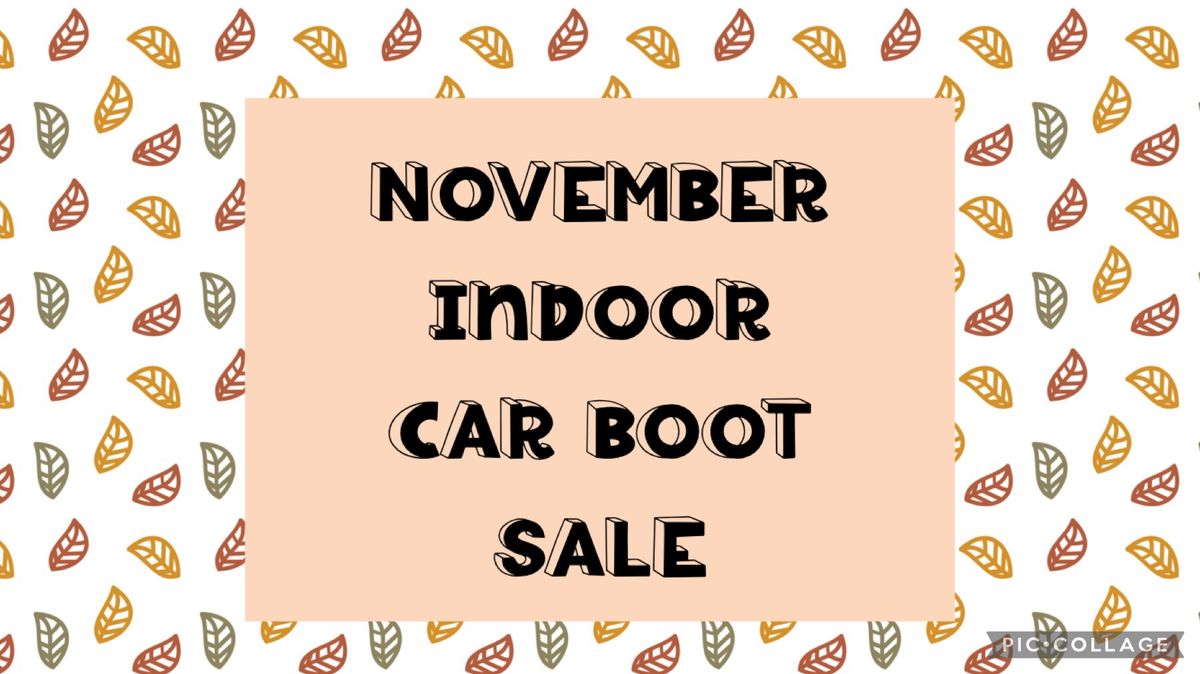 November car boot sale 