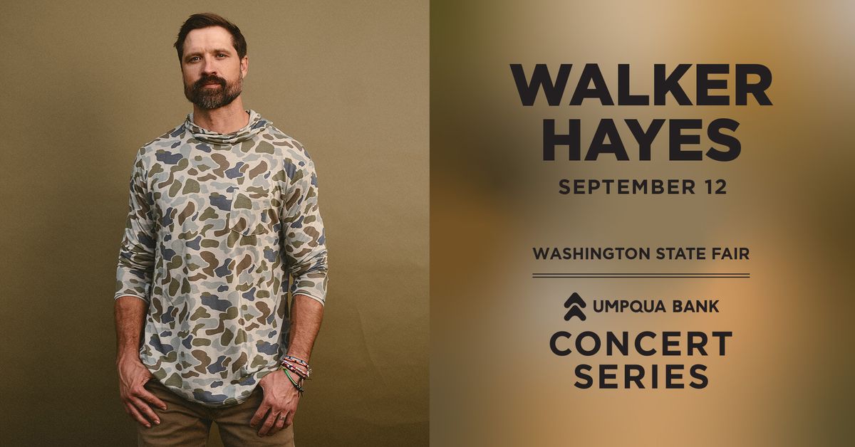 Walker Hayes at the Washington State Fair