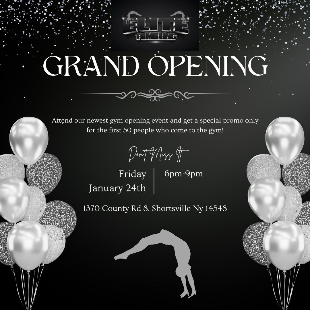 Elite Tumbling Shortsville Grand Opening 