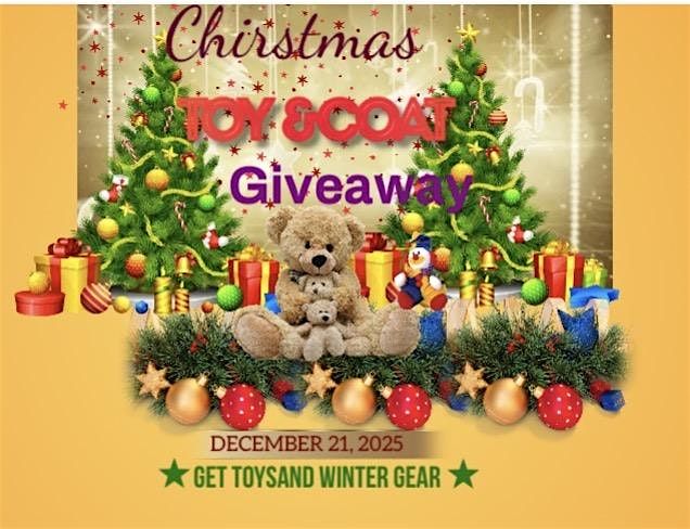 Winter Gear and Toy GiveAway w\/Special Guest Appearance Cortez Smith