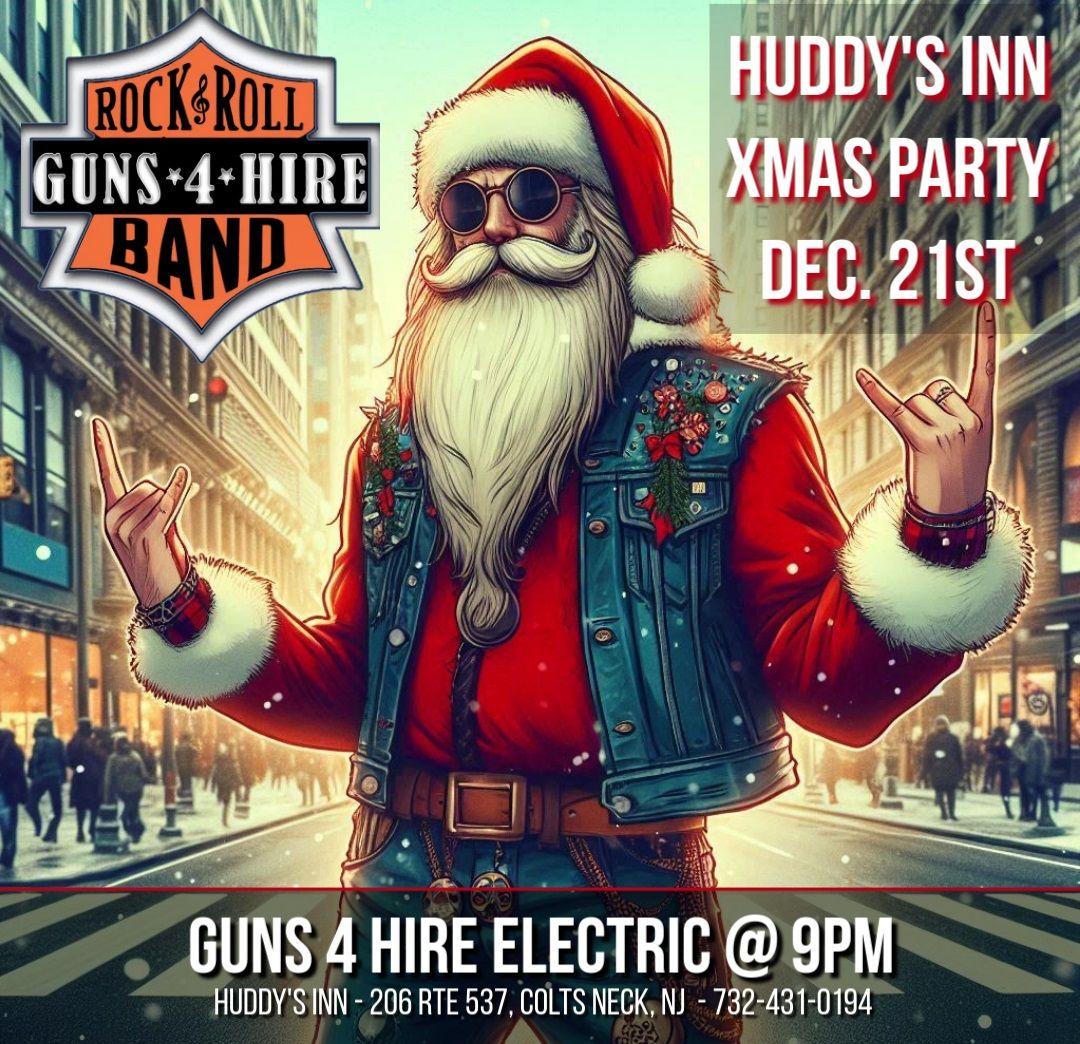 Guns 4 Hire 5 Piece Electric - Huddy's Inn Xmas Party