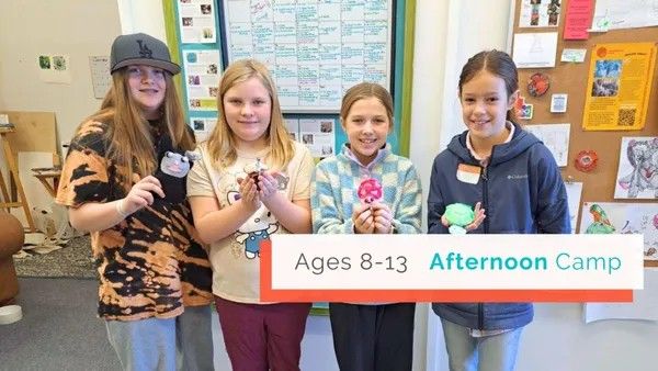 Kids' Summer Art Camp - Ages 8-13 (Afternoons)