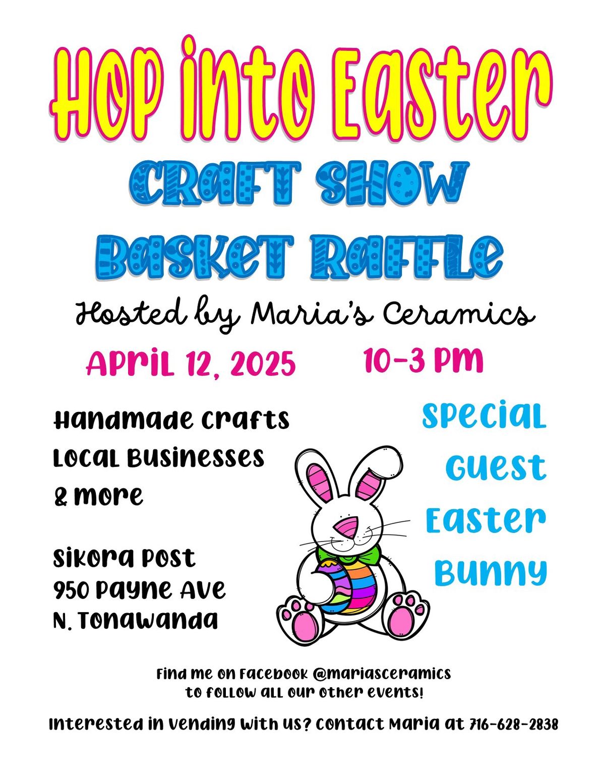 Hop into Easter Craft Show & Basket Raffle