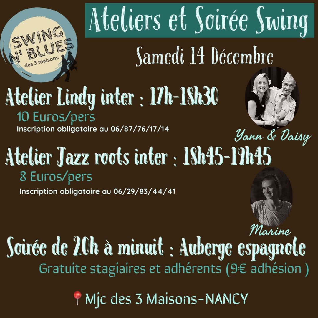 Ateliers et soir\u00e9e Swing