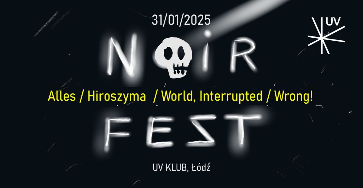 NOIR FEST - Alles \/ Hiroszyma \/ World, Interrupted \/ Wrong!