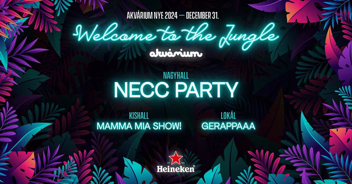 Akv\u00e1rium NYE 2024 \u2013 Welcome to the Jungle