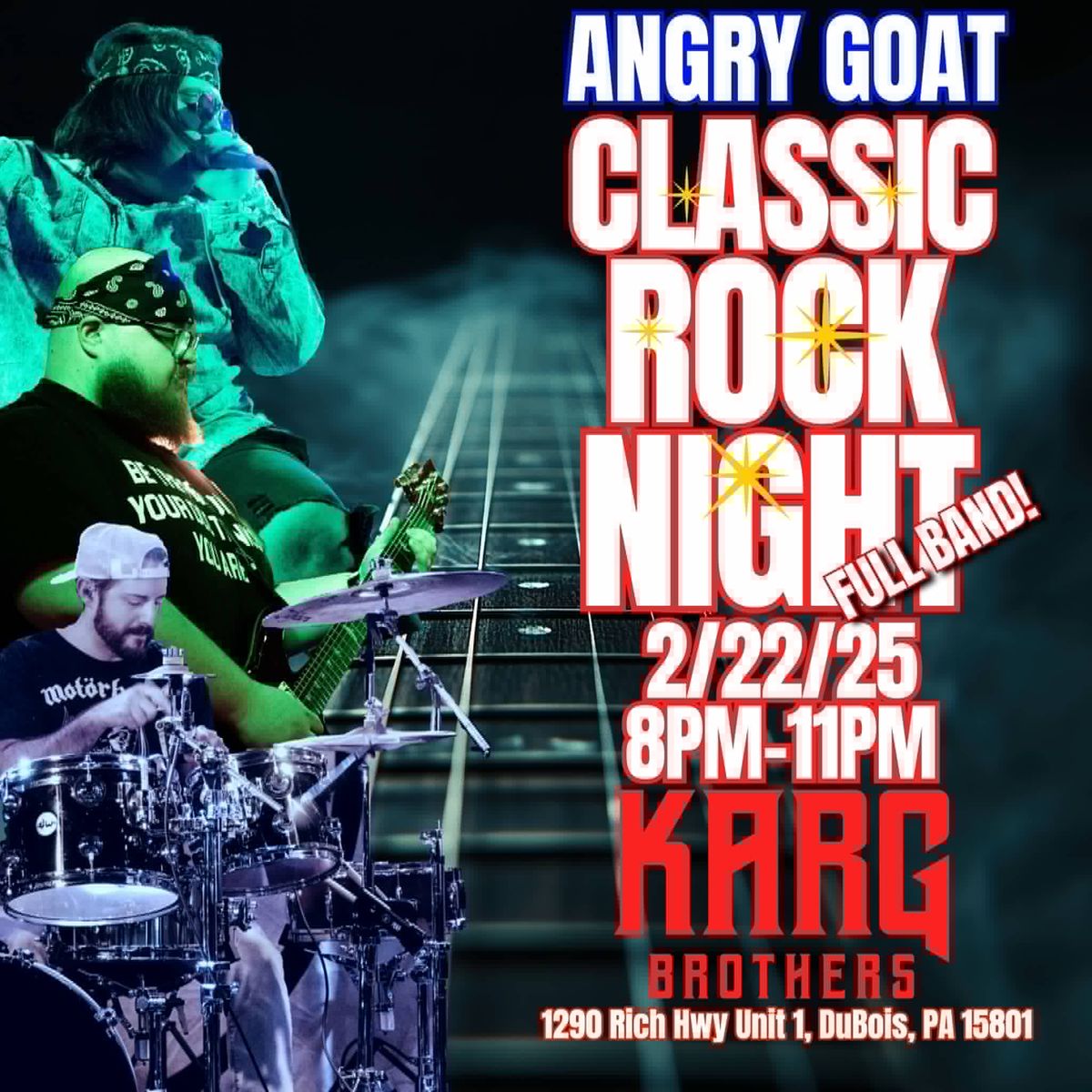 Classic Rock Night! Your Favorite Rock Hits Of The 70's, 80's & 90's!