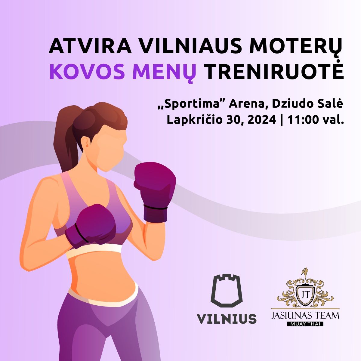 Atvira Vilniaus moter\u0173 kovos men\u0173 treniruot\u0117