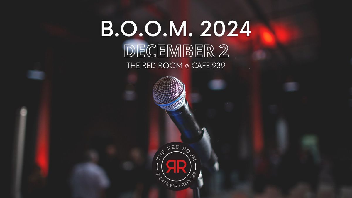 FREE - BOOM (Berklee Original Open Mic) 2024