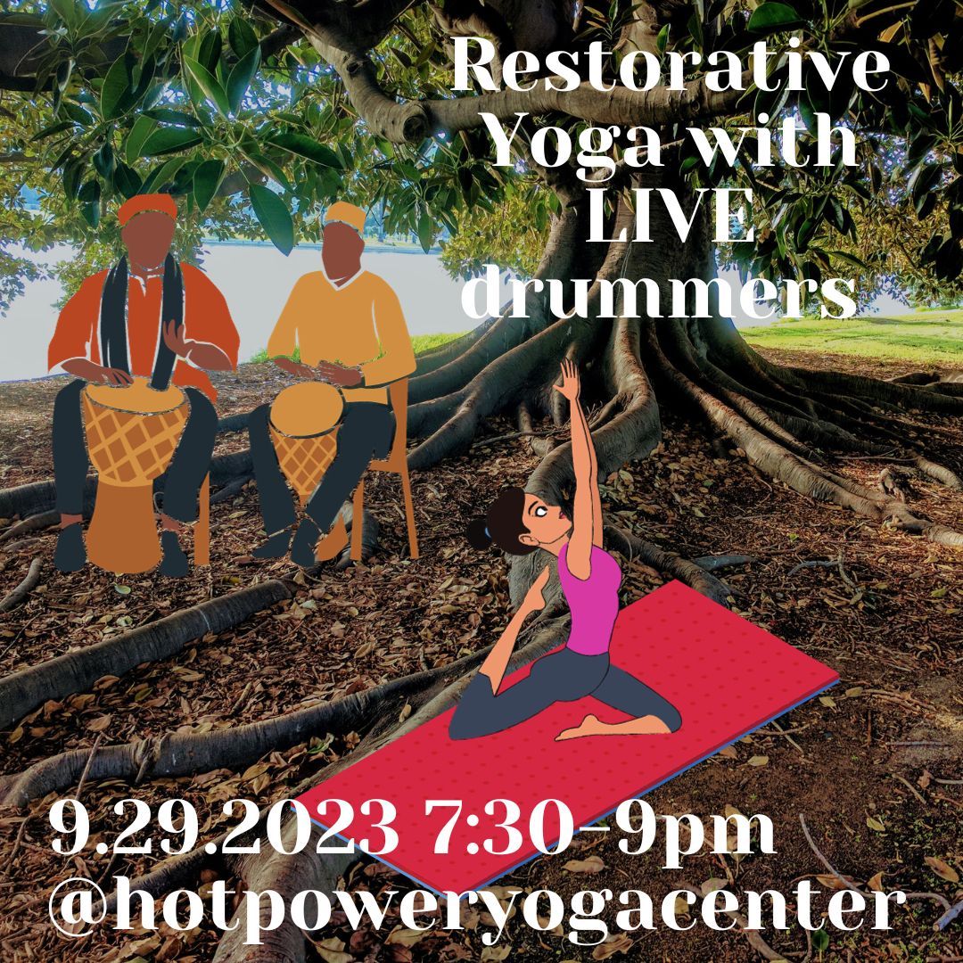 Restorative Yoga with West African Drummers