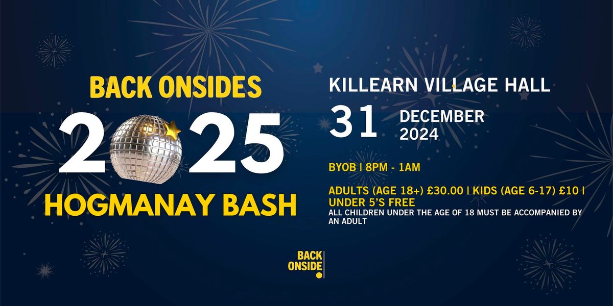 Back Onside Hogmanay Bash 