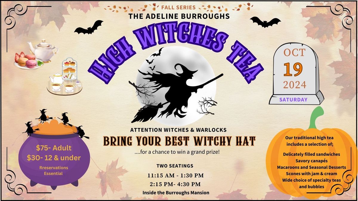 The Adeline Burroughs High Witches Tea-Fall Series 