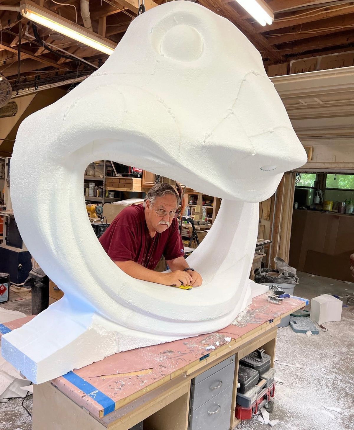 Mitch Mitton Foam Carving 