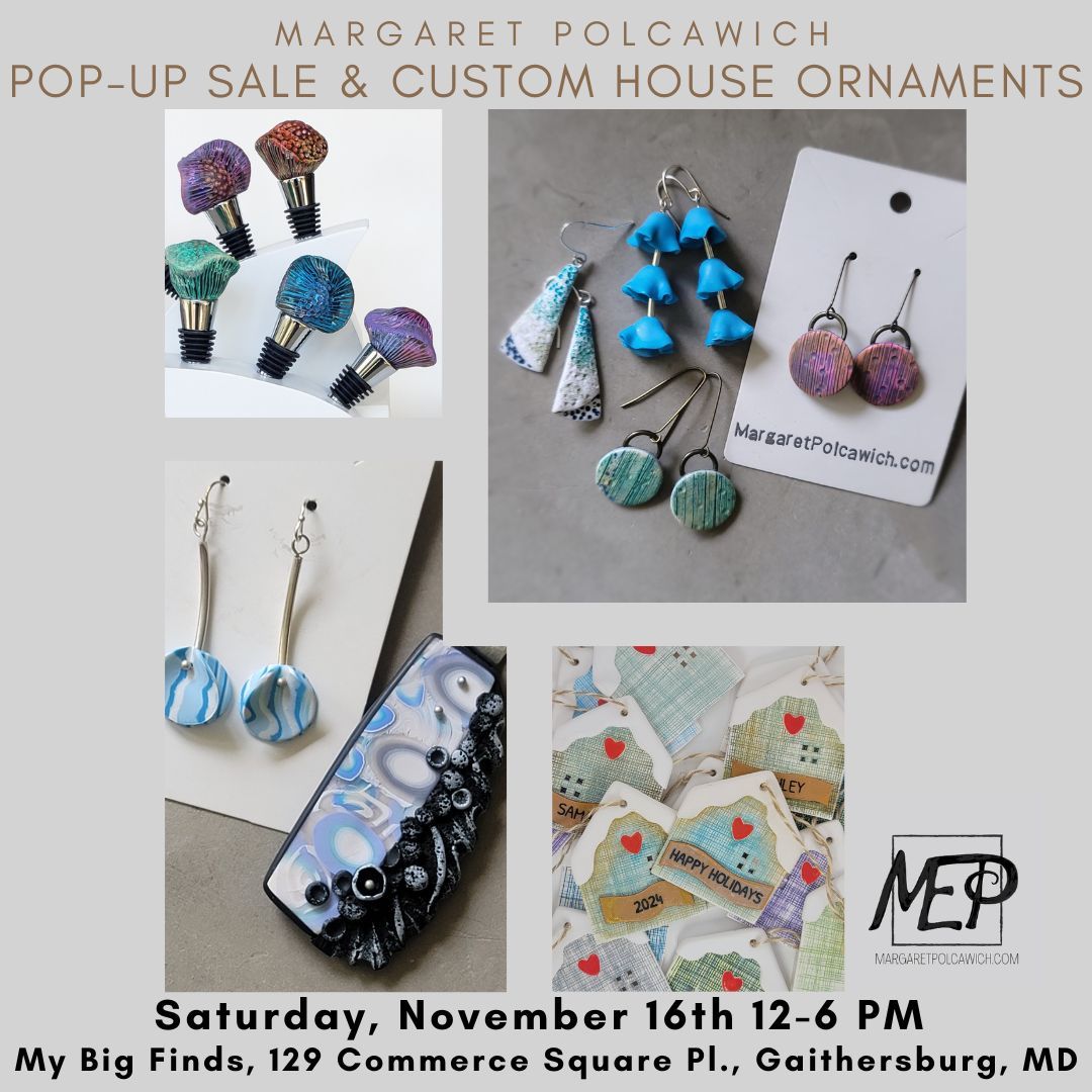 Margaret Polcawich Pop-Up Sale and Custom Home Ornaments at My Big Finds