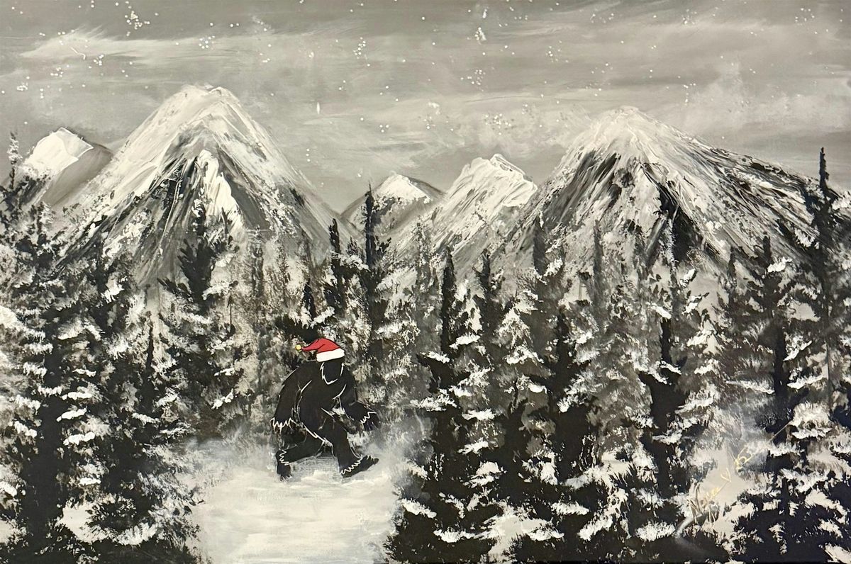 Paint n Sip "Bigfoot Santa" @ Badger Canyon Dugout Bar & Grill