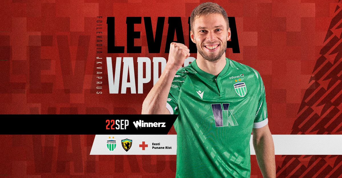 PUNANE RISTIK ESITLEB: FCI Levadia - P\u00e4rnu JK Vaprus \u26d1\ufe0f