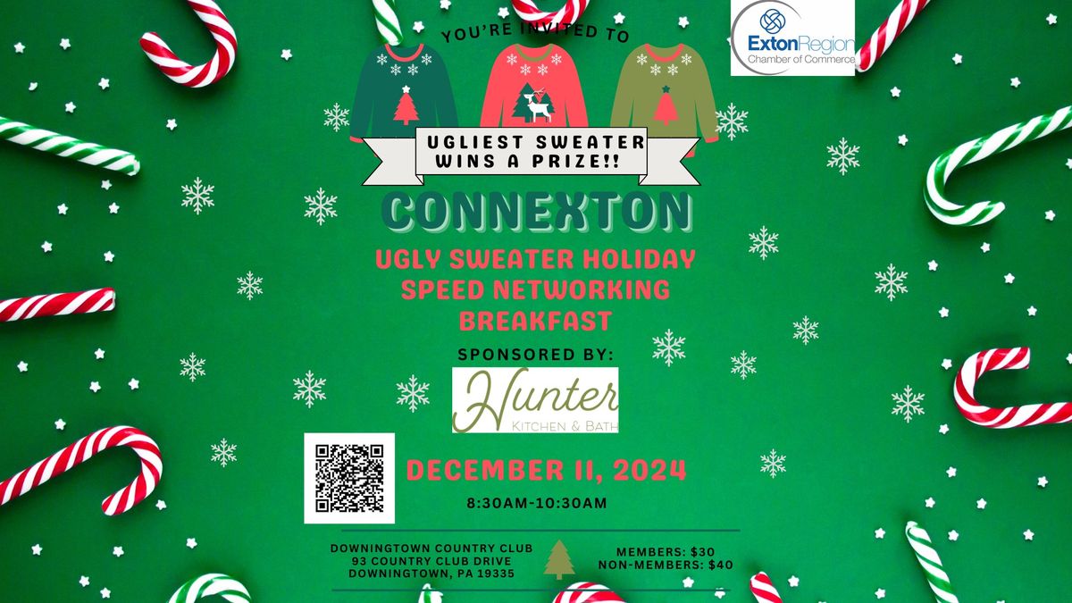 Connexton Ugly Sweater Holiday Speed Networking Breakfast