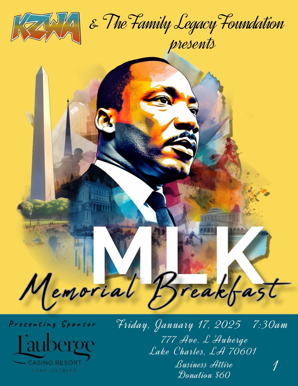 MLK Memorial Breakfast and Celebration Events