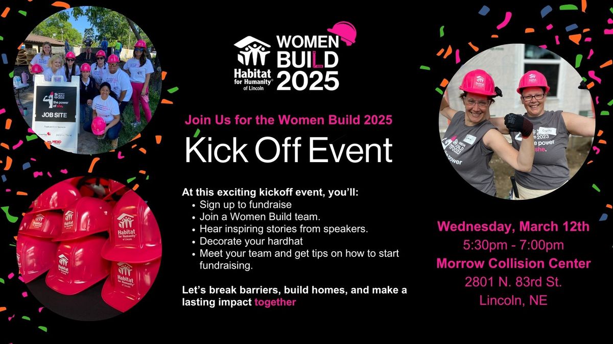 Women Build 2025 Kick Off Event