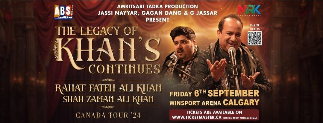 Rahat Fateh Ali Khan ft. Shah Zaman Ali Khan Live in Calgary '24 \ud83c\udfb6 The Legacy of Khan's \ud83c\udfb6