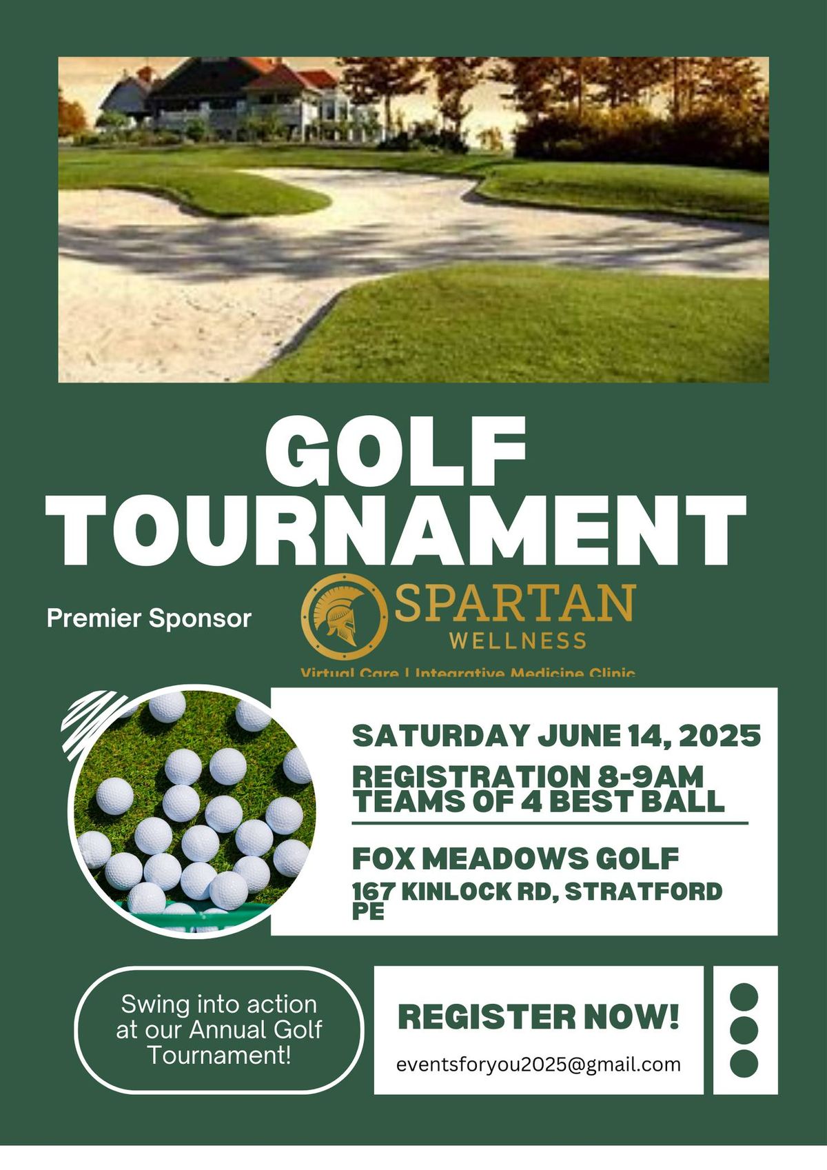 Golf Tournament June 14th Fox Meadows