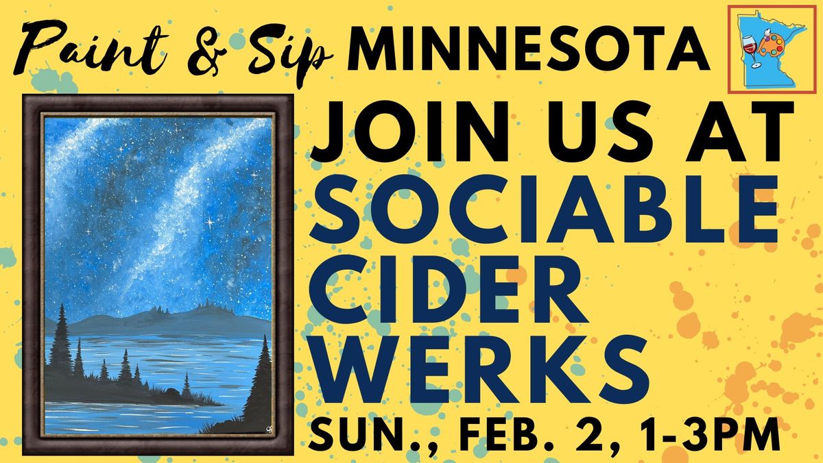 February 2 Paint & Sip at Sociable Cider Werks