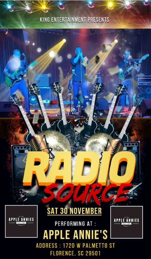 Radio Source rocks Apple Annie's