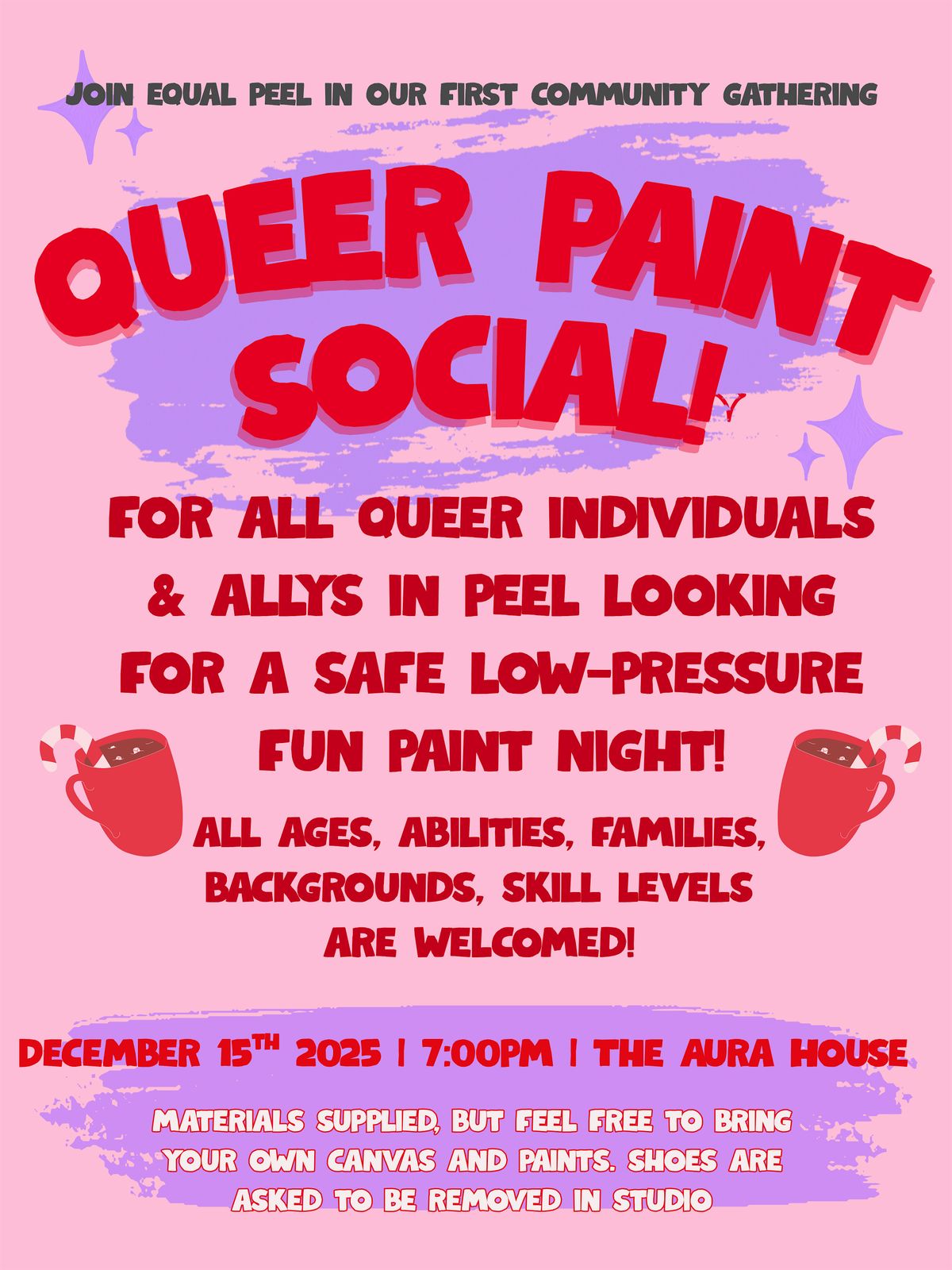 Queer Paint Social - Hosted by Equal Peel