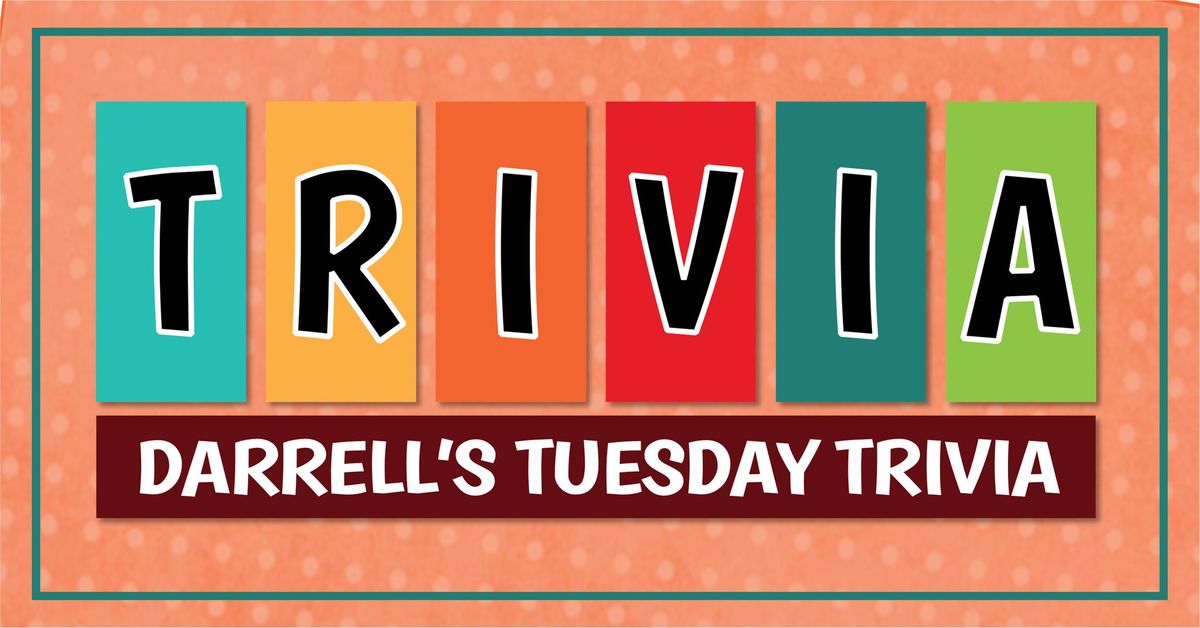 Darrell's Trivia Tuesday \u2014 Turkey Edition!