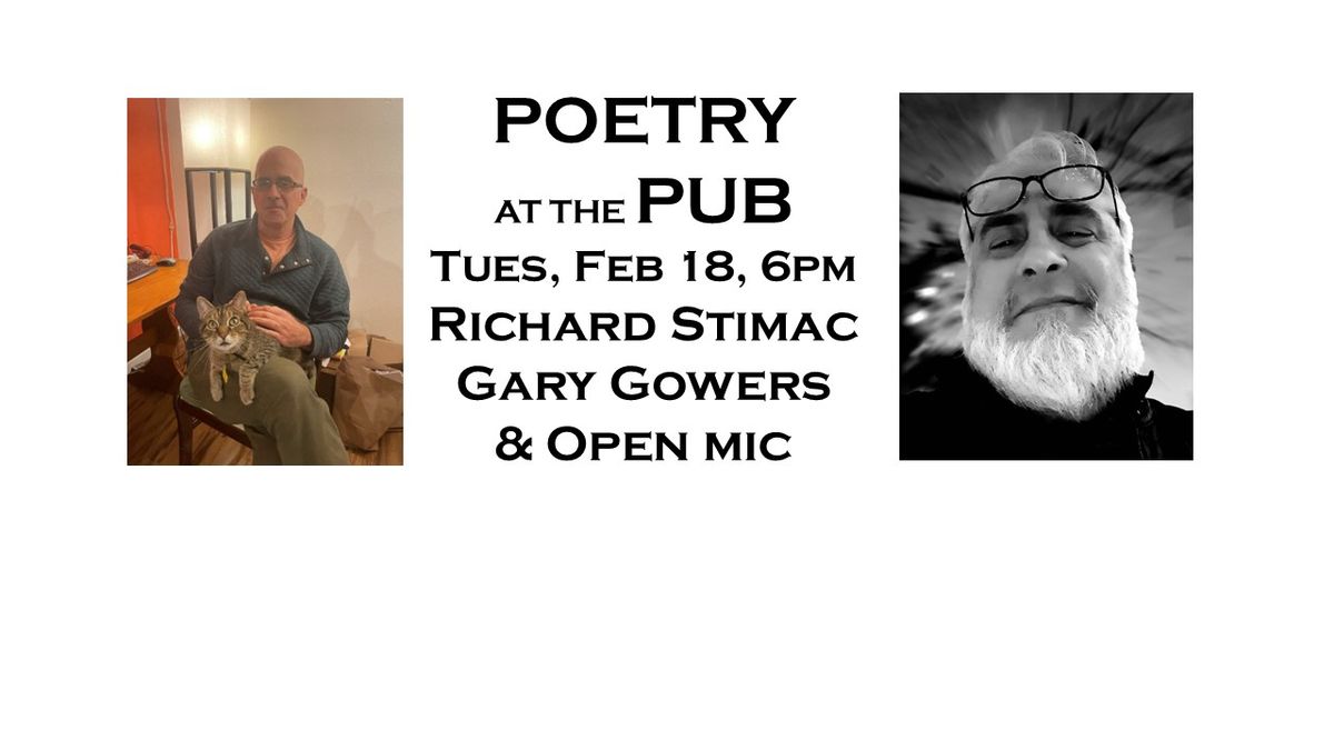 Poetry at the Pub: Richard Stimac & Open Mic