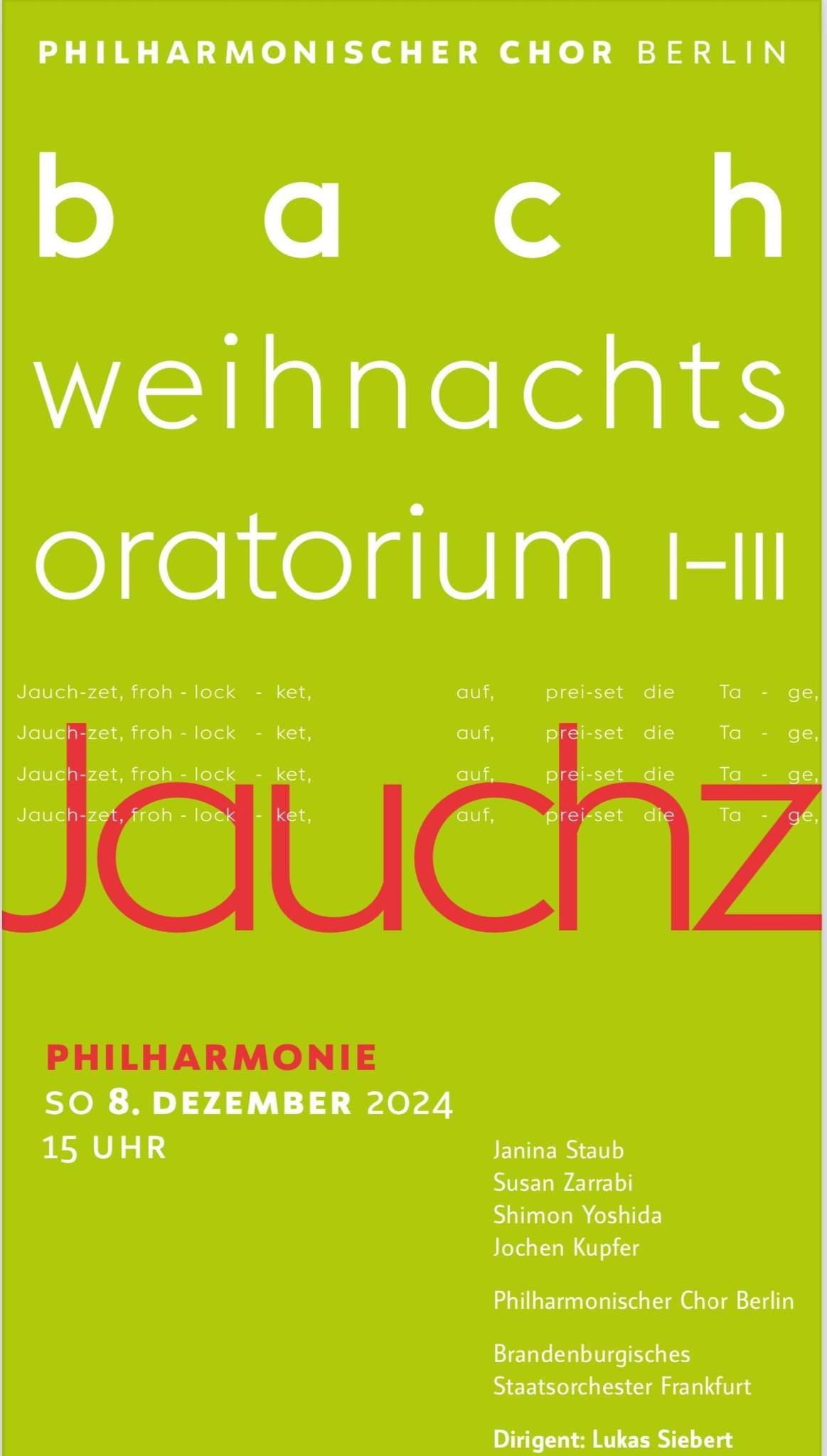 J.S. Bach: Weihnachtsoratorium I-III