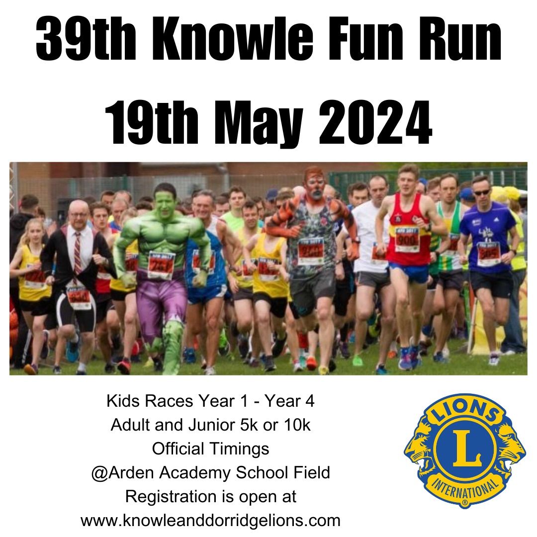 39th Knowle Fun Run