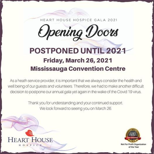 Heart House Hospice Gala 2022 - Opening Doors