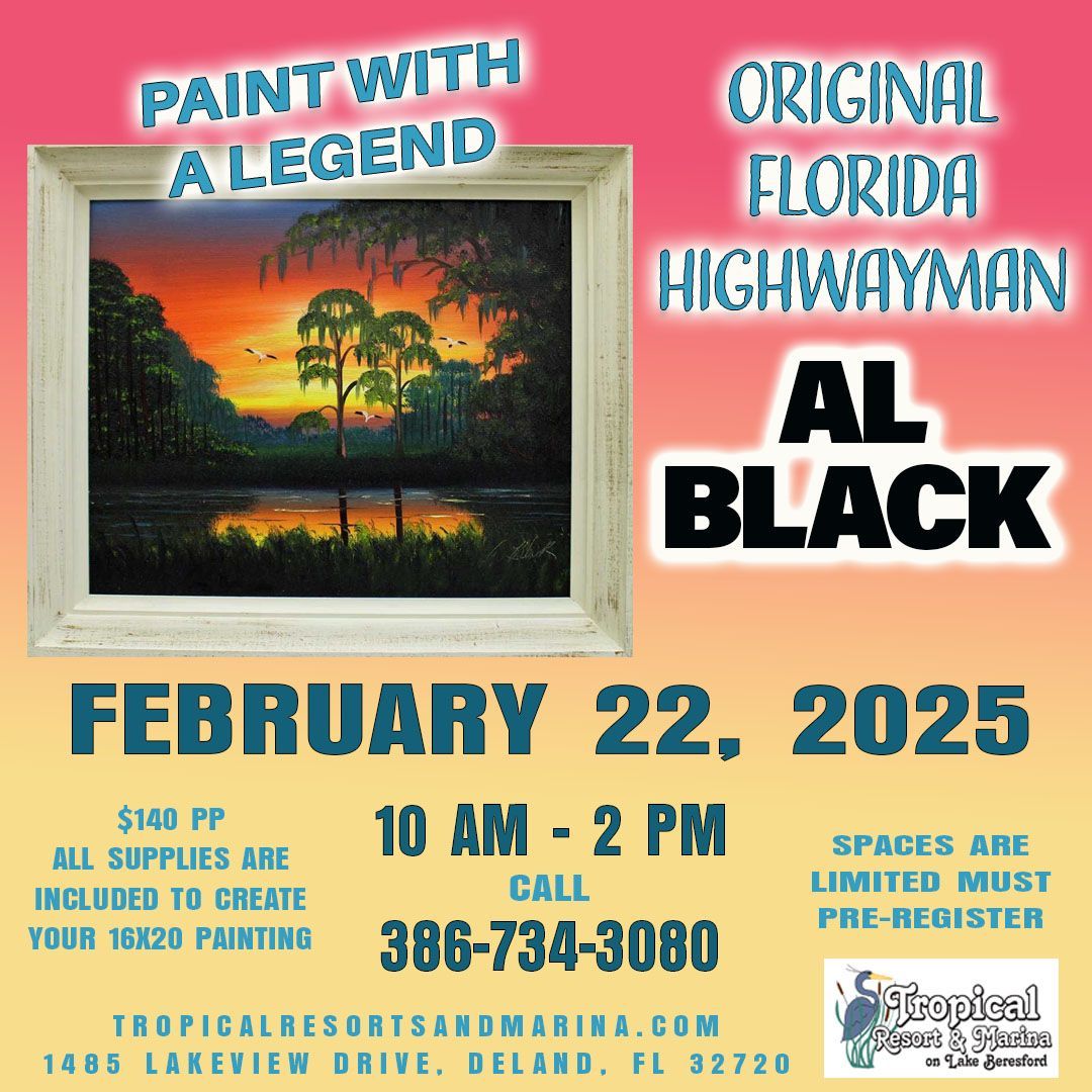 Paint With Al Black, An Original Florida Highwayman!