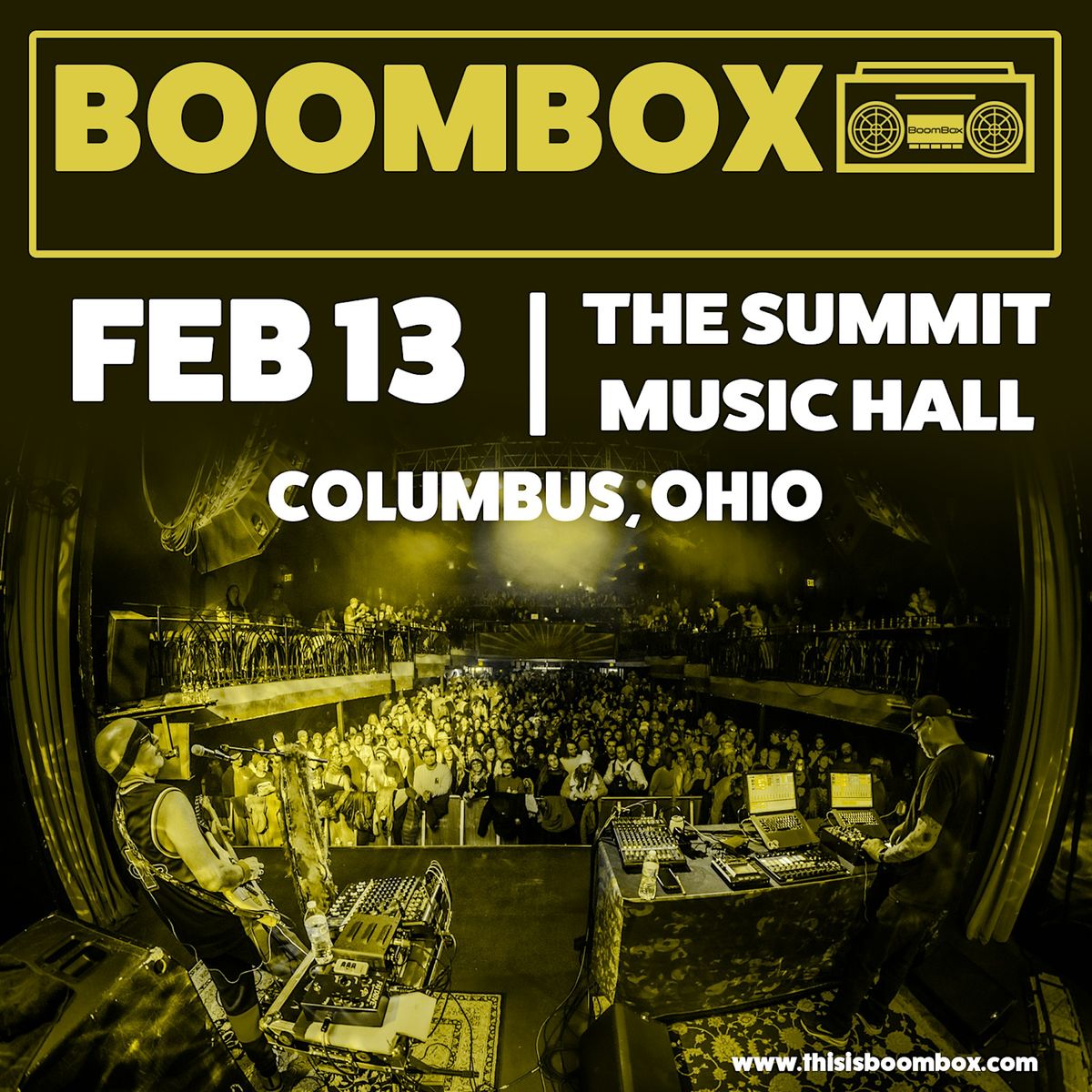 BoomBox @ The Summit Music Hall - Thursday, February 13