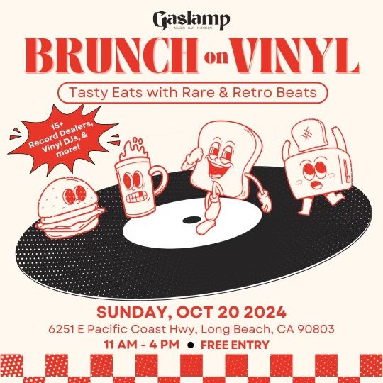 A SPECIAL SUNDAY BRUNCH with VINYL DJ'S and VENDORS