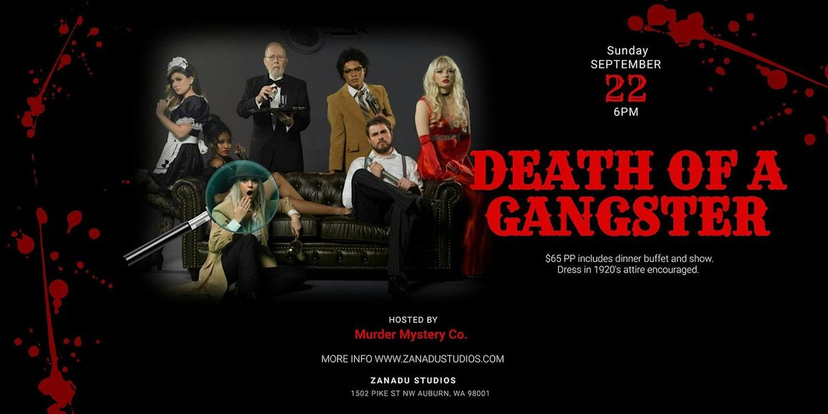 Death of a Gangster Murder Mystery Dinner