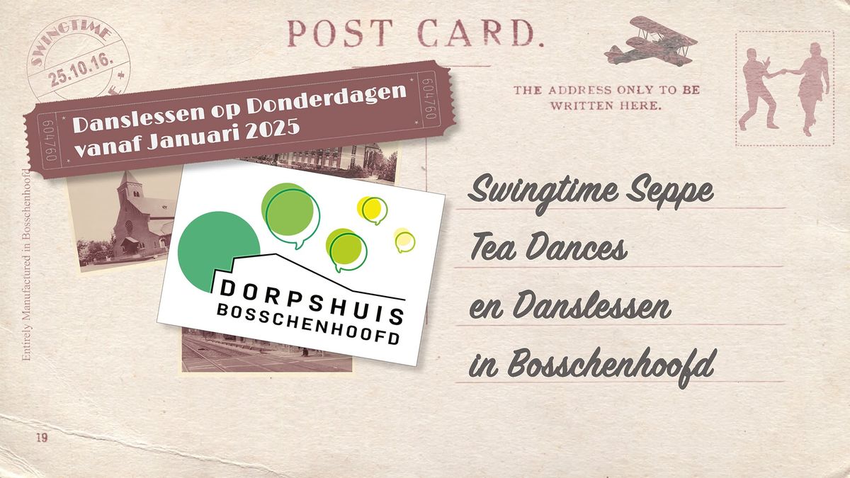 Tea Dance bij Caf\u00e9 Stroop in Bosschenhoofd