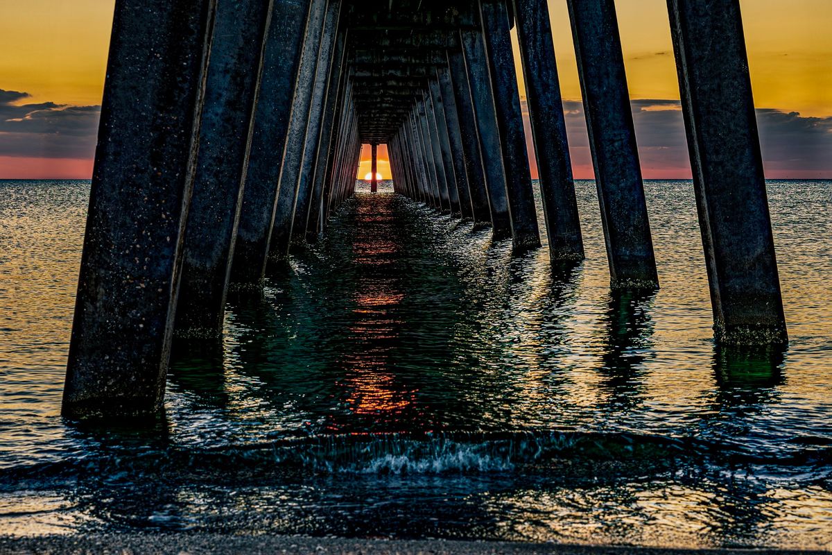 Sunset Under The Pier with Dono