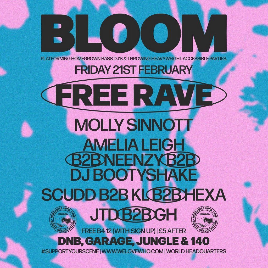 BLOOM - Free Rave Part 3 - D'n'B, Garage, Jungle, 140