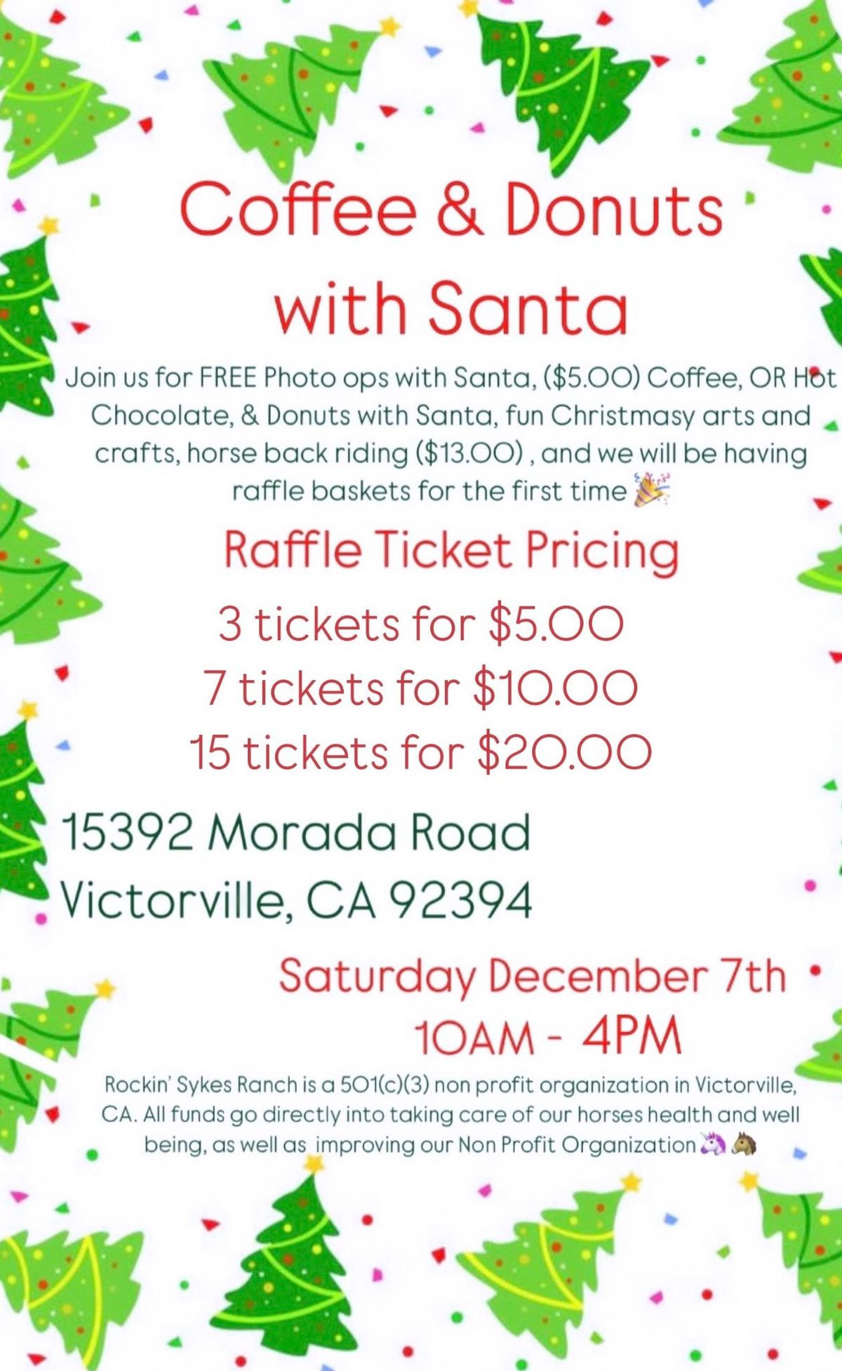 Donuts & Coffee with Santa 