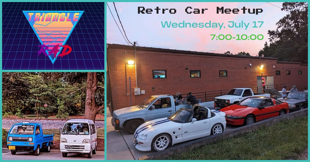 Retro Car Meet-Up with Triangle RAD