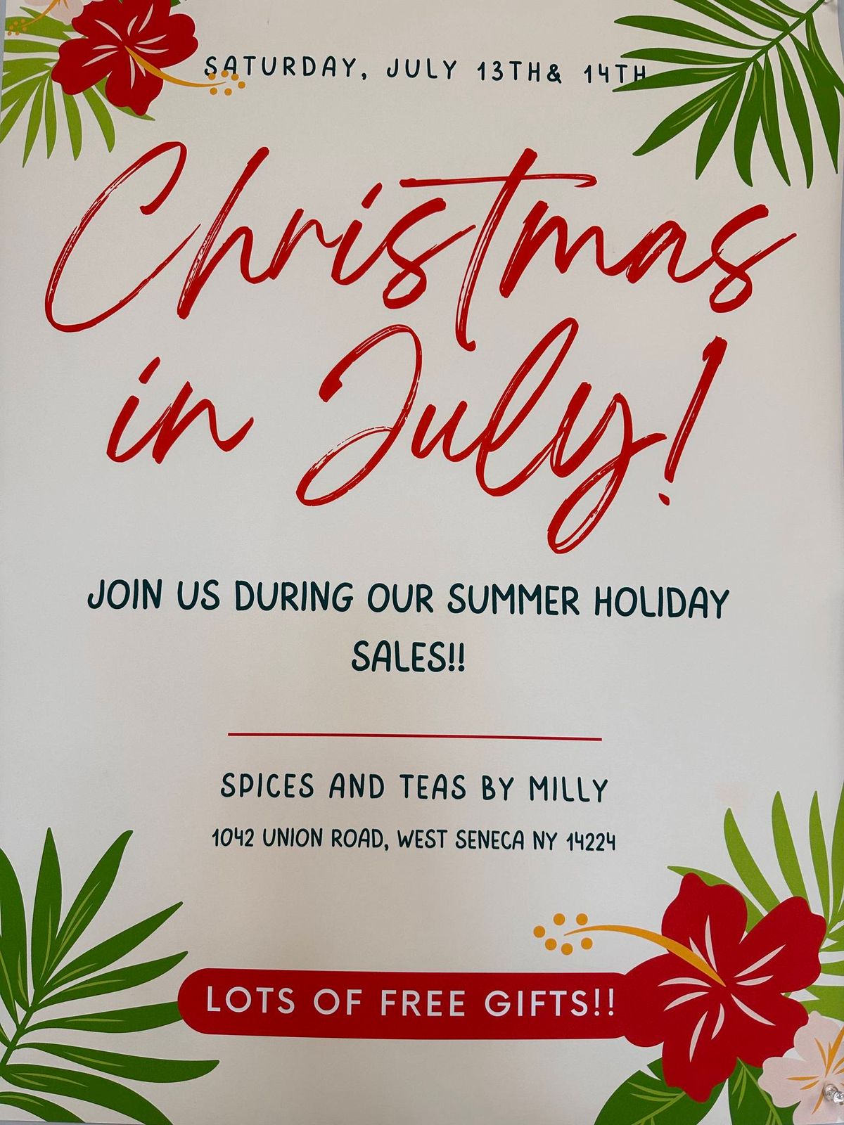 Christmas in July Sale!!