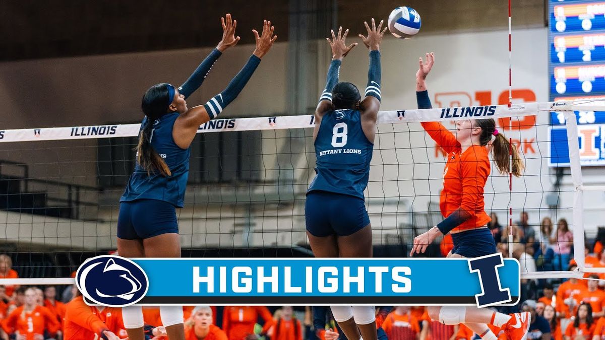 Illinois Fighting Illini at Penn State Nittany Lions Womens Volleyball