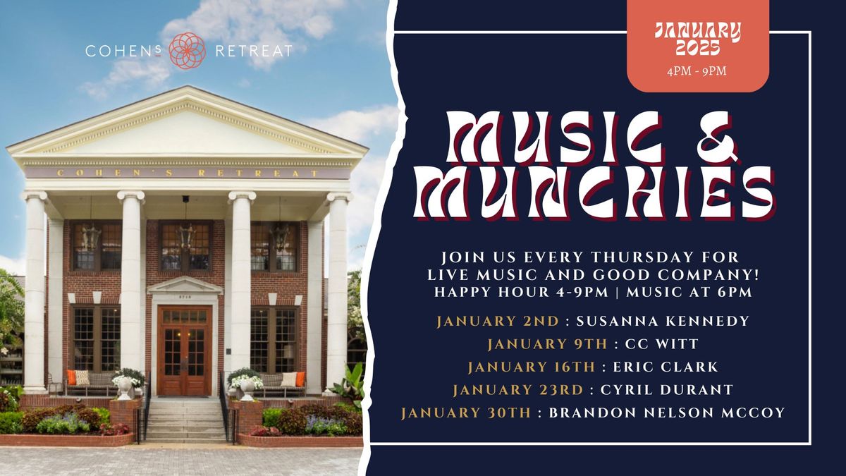 January 2025 Music & Munchies