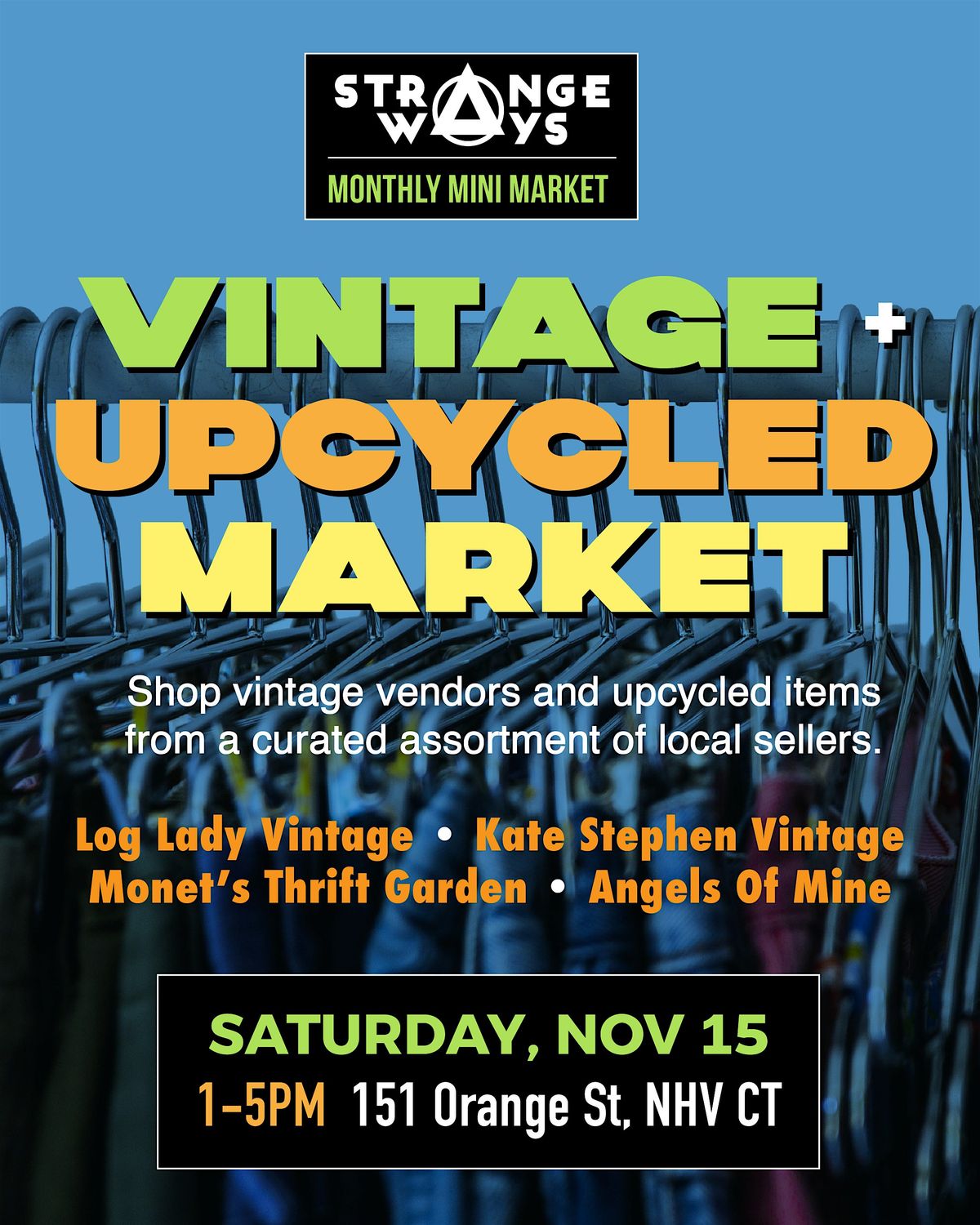 Vintage + Upcycled Market @ Strange Ways