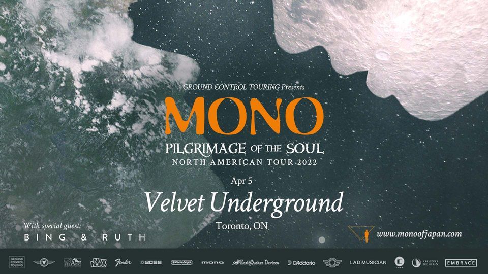 Mono @ Velvet Underground | April 5th